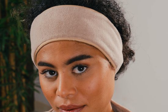 bandeau cheveux pour soin visage
